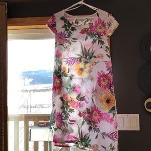 Linen a-line dress.... pockets